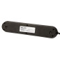 98-220- Nätdelar förlängare ps-430 4-uttag 3xusb 3m svart 2x1mm