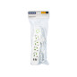 98-224- Nätkabel förlängare ps-430 4-uttag 3xusb 3m vit 2x1mm