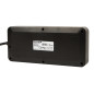 98-210- Nätdelar förlängare ps-620 6-uttag 3xusb 1xusb-c 2m svart 2x1mm