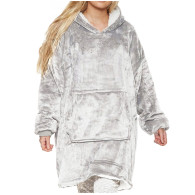 BQ82 Koc 'typu bluza' 2w1 grå