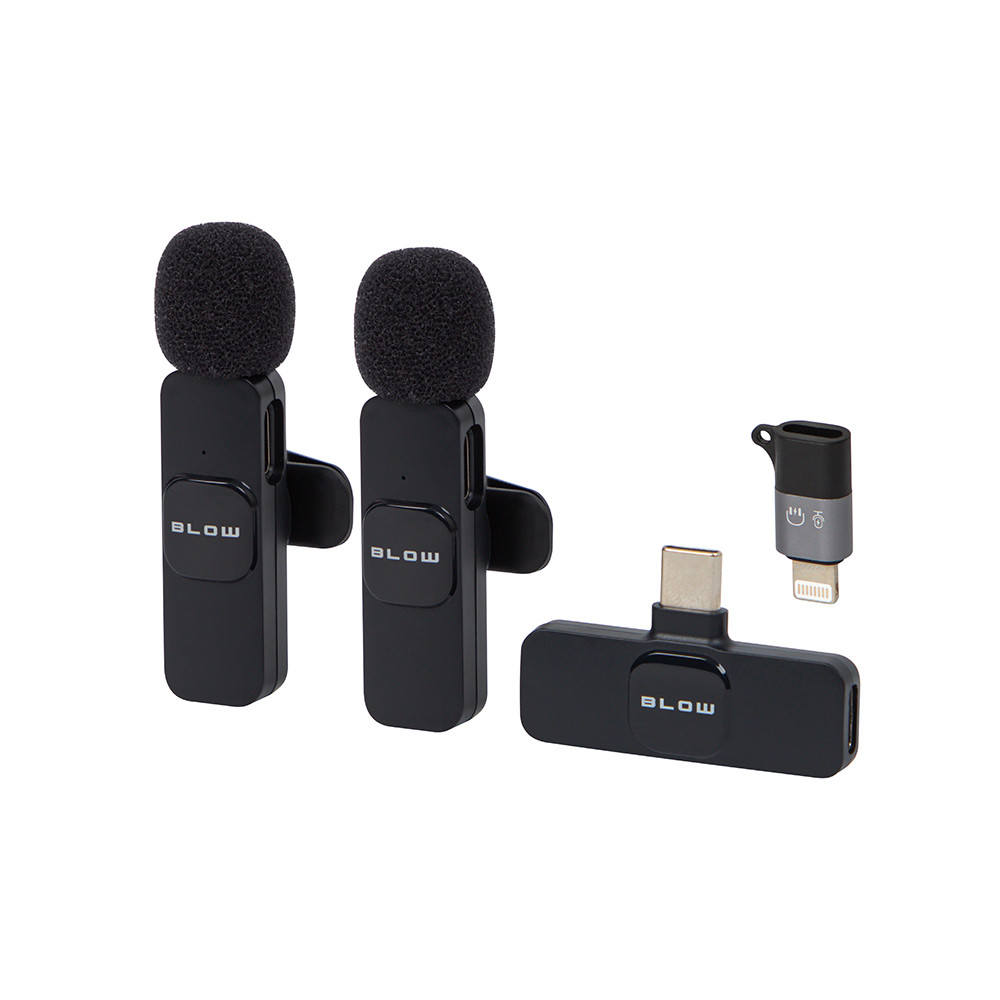 33-070- USB-C-mikrofon för smartphone, Blow, 2 stycken
