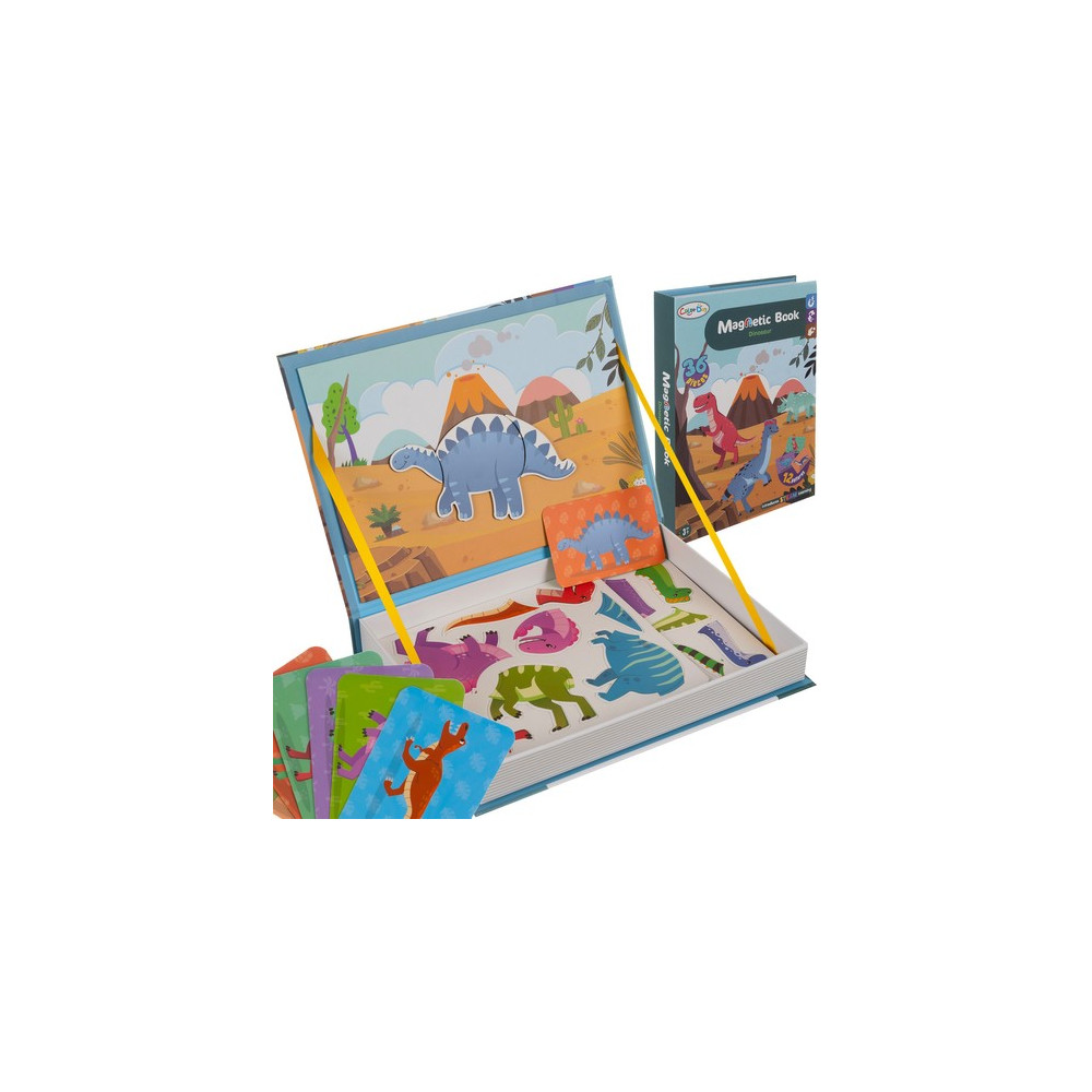 Magnetisk pussel - dinosaurier 24730