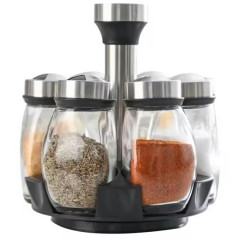 DA304 Set med 6 roterande kryddburkar