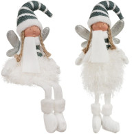 Älv - en sittande julfigur av Ruhhy 22339.