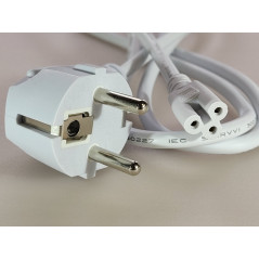 Strömkabel med kontakt för LED-lampor T5 med en längd på 150 cm.