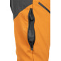 Spodnie robocze OUTDOOR, 4 way stretch, musztardowo-szare, rozmiar L