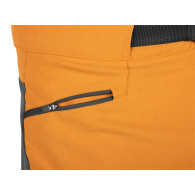 Arbetsbyxor OUTDOOR, 4-vägsstretch, senapsgula-grå, storlek XL