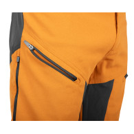 Arbetsbyxor OUTDOOR, 4-vägsstretch, senapsgula-grå, storlek XL