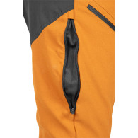 Arbetsbyxor OUTDOOR, 4-vägsstretch, senapsgula-grå, storlek XL