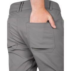 Arbetsbyxor OUTDOOR, 2-vägs stretch, grå, storlek XS