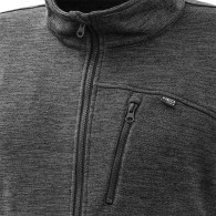 Bluza rozpinana OUTDOOR, pique, szara, rozmiar M