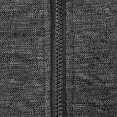 Tröja med dragkedja OUTDOOR, pique, grå, storlek XL