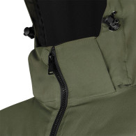 Fodrad jacka med huva OUTDOOR, grön, storlek L