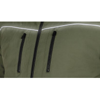 Fodrad jacka med huva OUTDOOR, grön, storlek XXXL
