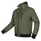 Fodrad jacka med huva OUTDOOR, grön, storlek XXXL