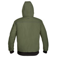 Fodrad jacka med huva OUTDOOR, grön, storlek XXXL