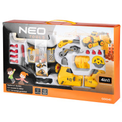 Grävmaskin 4 i 1 för barn