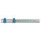 Universell linjal 60 cm aluminium mega