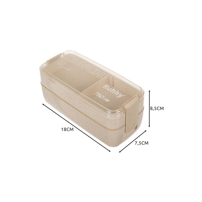 Lunchbox 750 ml Ruhhy 24528 - Lunchlåda 750 ml Ruhhy 24528