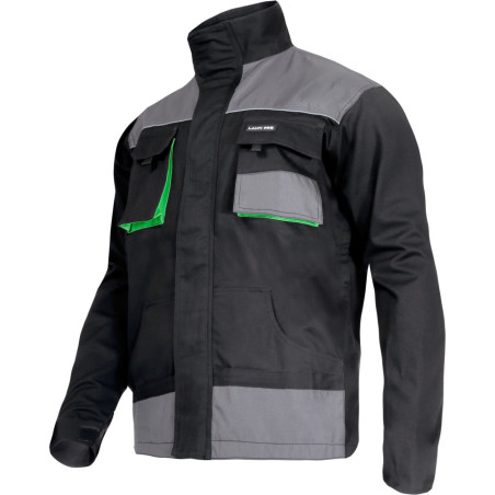 Tröja svart-grön, 100% bomull, '3xl (60)', ce, lahti