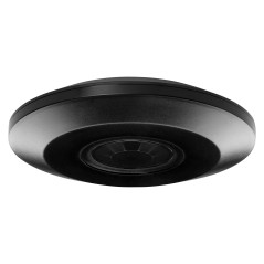 Rörelsesensor 360 grader IP20, 2000W, ultratunn - 2,5 cm, svart | HandlaSmidigt.se