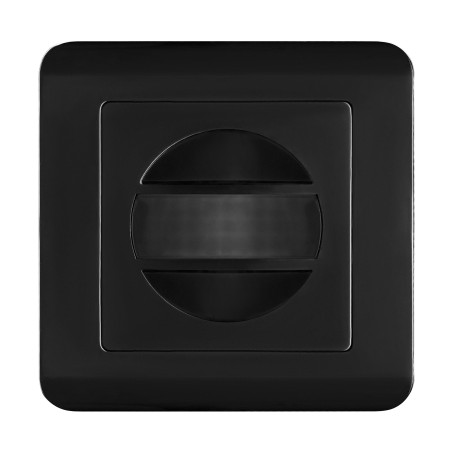 Rörelsesensor, 2-ledare, 160 grader, IP20, 300W, för dosa, svart | HandlaSmidigt.se