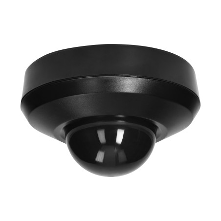 Rörelse- och närvarosensor 360 grader, IP44, 2000W, extra monteringsbas, 3 sensorer, svart. | HandlaSmidigt.se