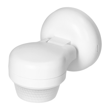 Rörelsesensor 360 grader IP65, 1200W, räckvidd max 24m, vit