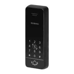 SANDI, enkelhushålls porttelefon, handsfree, 2-trådig, kodlås, RFID, svart | HandlaSmidigt.se