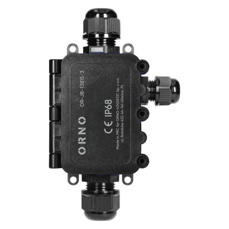 Burk för HD IP68, 0,5-6,0mm, 2 kabelförskruvningar M20, 1 kabelförskruvning M16.