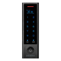 Beröringslås med kortläsare och närhetsbrickor, OLED-skärm, Wi-Fi, IP68, 1 relä 3A, Drivs av TUYA.