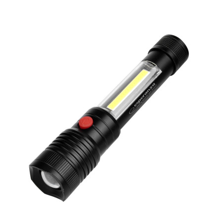 EOT069 Esperanza ficklampa med LED-lampa och sidoreflektor COB apate | HandlaSmidigt.se