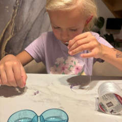 Gummiband för att göra armband - 40m Kruzzel 24753