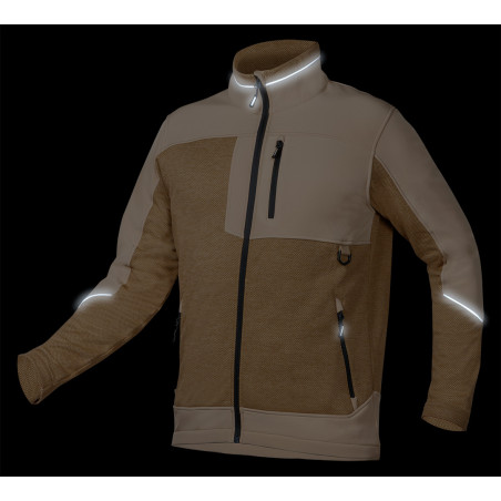 Softshelljacka OUTDOOR, beige, storlek S