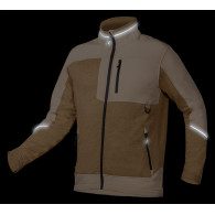 Bluza softshell OUTDOOR, beżowa, rozmiar M