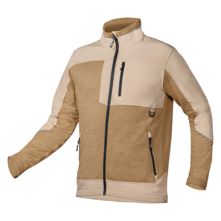 Softshelljacka OUTDOOR, beige, storlek L