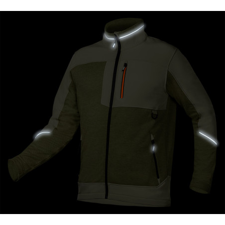 Softshelljacka OUTDOOR, grön, storlek XL