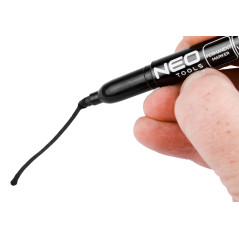 Byggmärkpenna, svart, permanent, vattentät, oljebaserad, förpackning med 30 stycken.