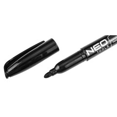 Byggmärkpenna, svart, permanent, vattentät, oljebaserad, förpackning med 30 stycken.