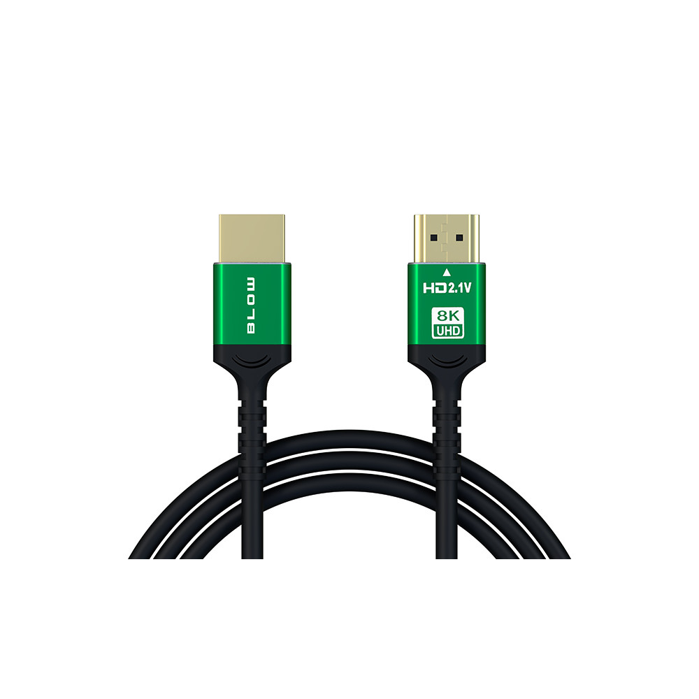 96-646- HDMI-HDMI-anslutning 8k grön rak 1,5m
