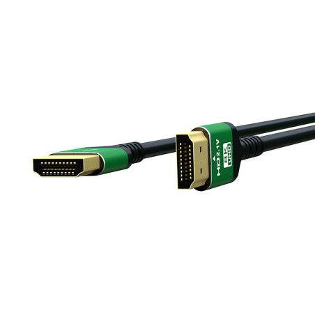96-646- HDMI-HDMI-anslutning 8k grön rak 1,5m