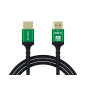 96-649- HDMI-HDMI-anslutning 8k grön rak 5m