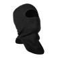 Balaclava, fodrad, svart, one size