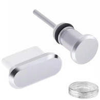 DA23A USB-C dammbrick mot damm 2st silver