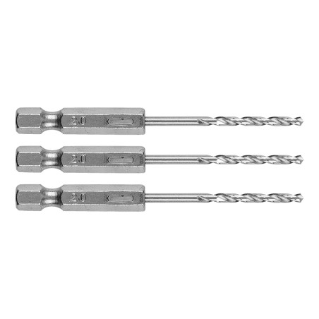 Borr för metall Hex 2,0 mm, 3 st. | HandlaSmidigt.se