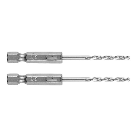 Borr för metall Hex 2,5 mm, 2 st. | HandlaSmidigt.se
