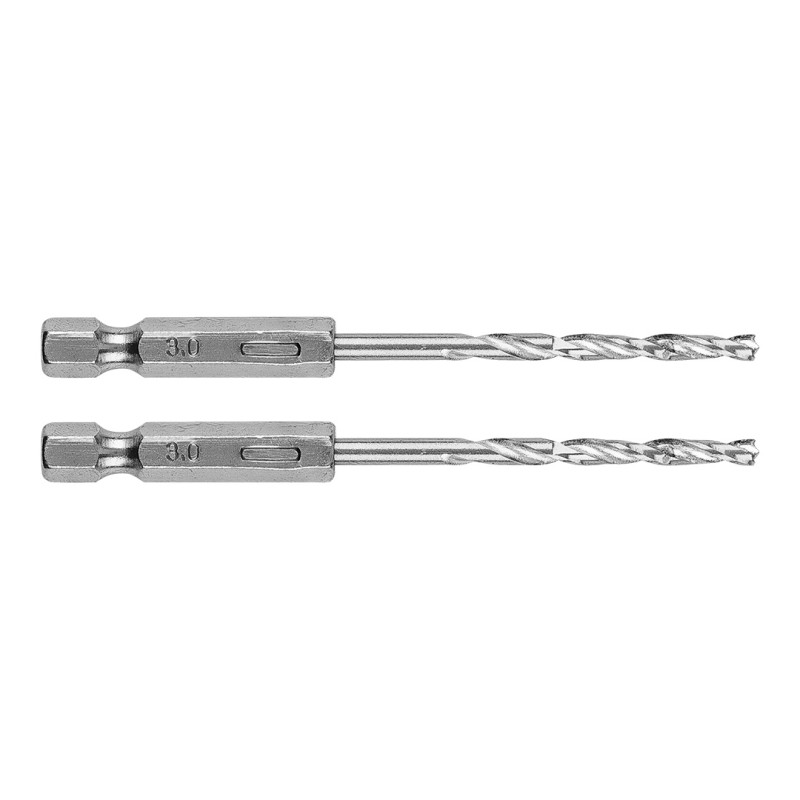 Borr för metall Hex 3,0 mm, 2 st.