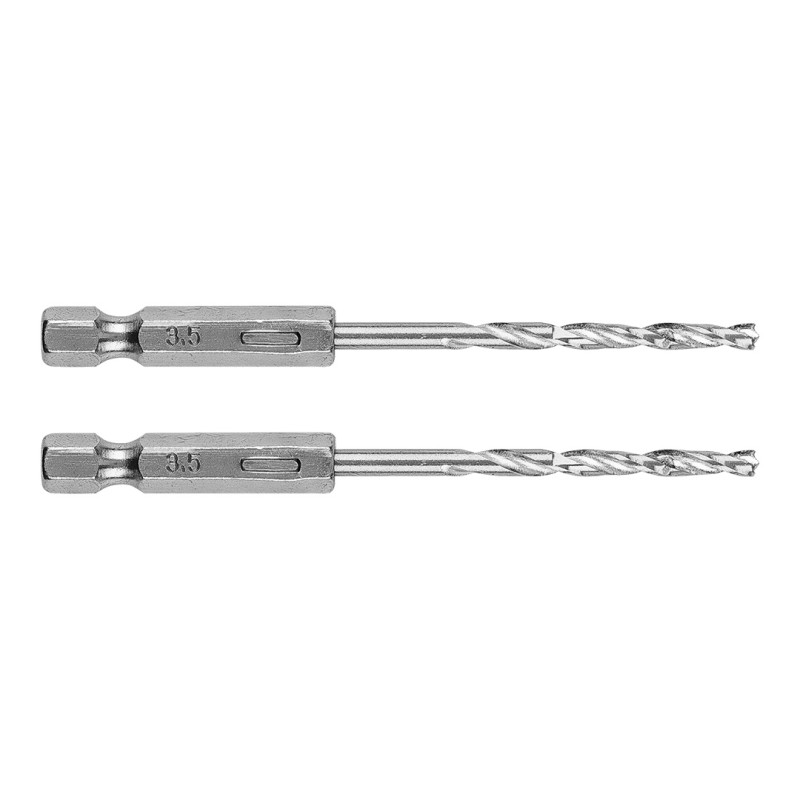 Borr för metall Hex 3,5 mm, 2 st.