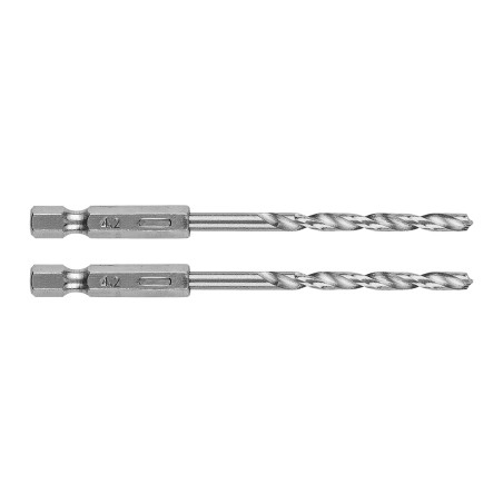 Borr för metall Hex 4,2 mm, 2 st. | HandlaSmidigt.se