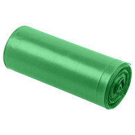 Soppsäckar 200 L, gröna med band, 40 mikron, 10 st.